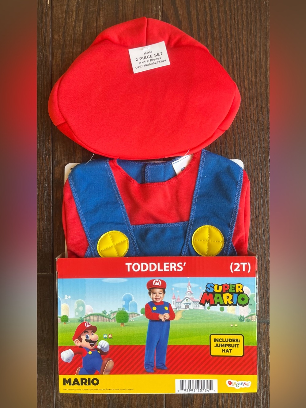 Mario Super Mario 3 Piece Set Halloween Costume